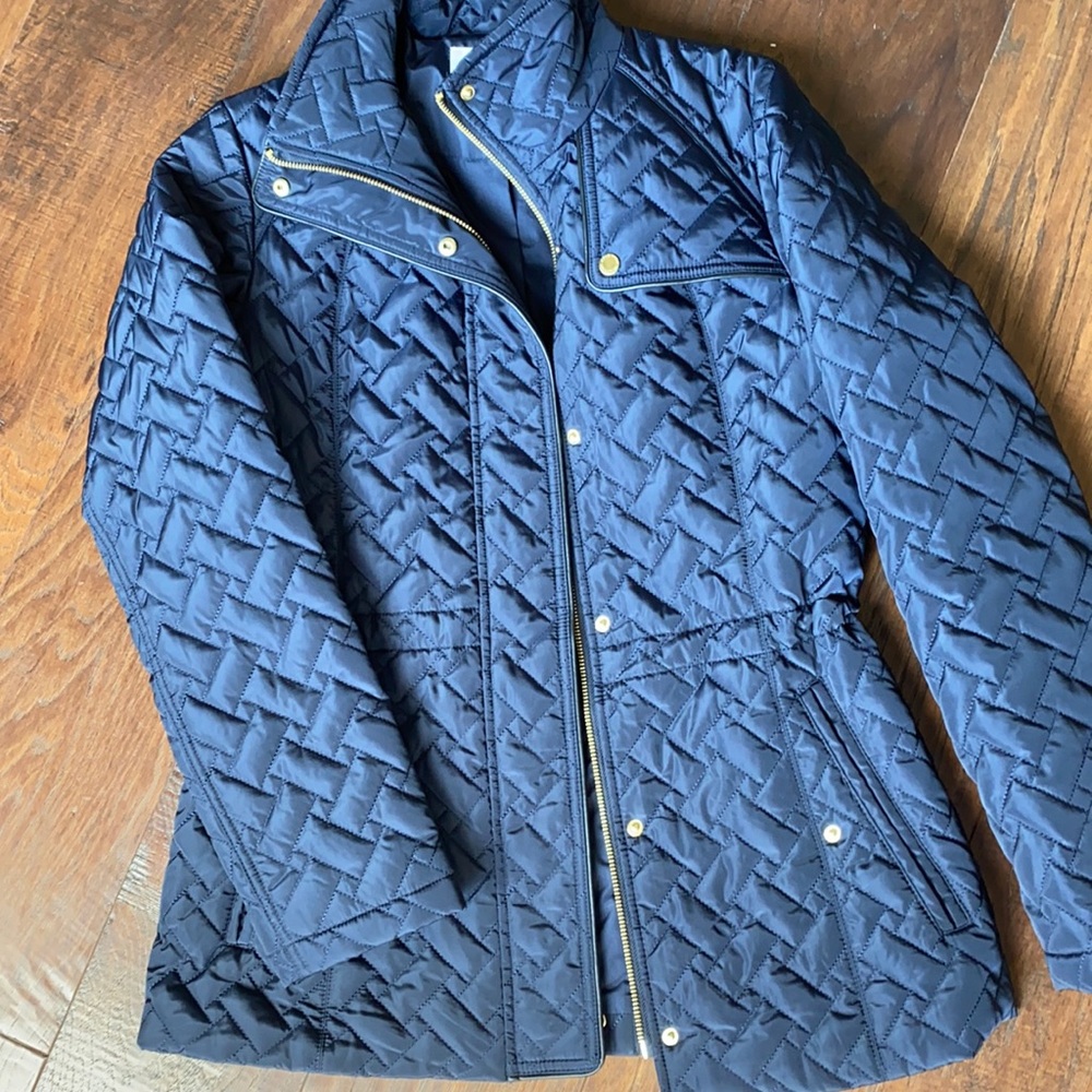 NWOT Cole Haan Diamond Quilted Jacket, XS